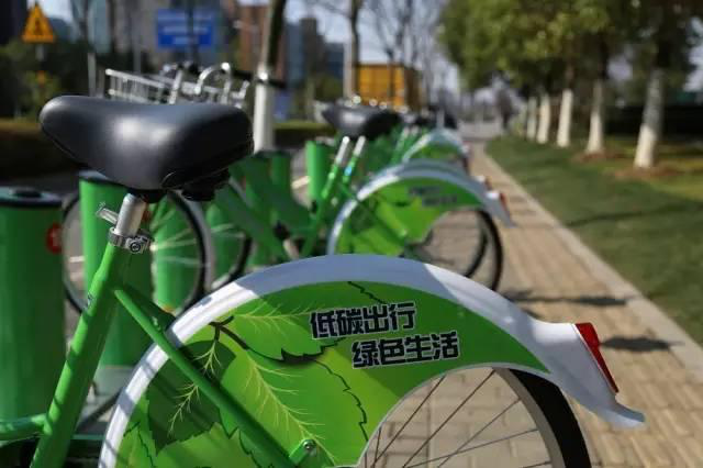 400輛公共自行車，22個公共自行車租賃點進(jìn)駐麒麟科創(chuàng)園