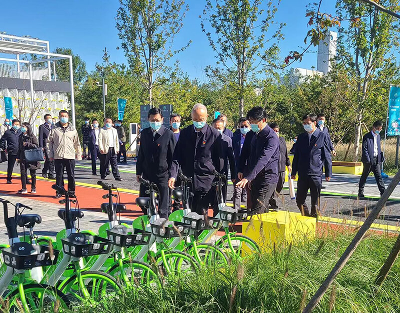 北京市領導調(diào)研永安行入駐的“碳中和”主題公園1